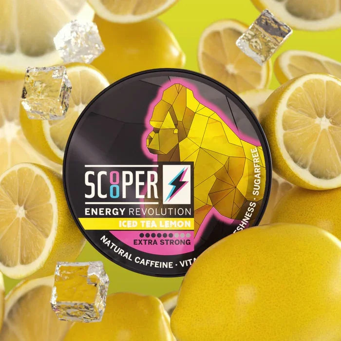 Scooper Iced Tea Lemon Energy Pouches Dose