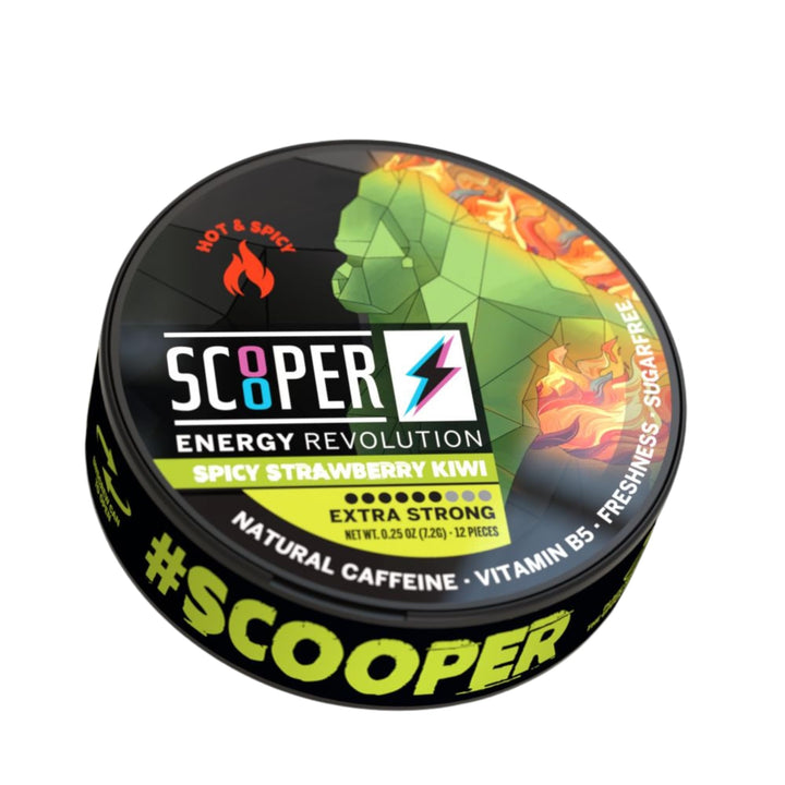 Scooper Spicy Strawberry Kiwi Energy Pouches Dose