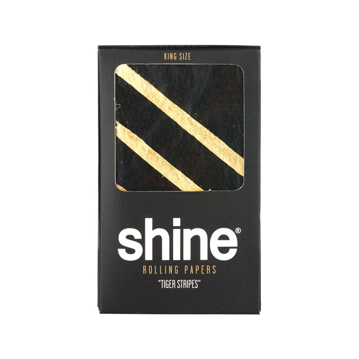 Shine 24K Tiger Stripes King Size Zigarettenpapier, 1 Stück
