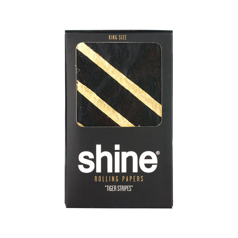 Shine 24K Tiger Stripes King Size Zigarettenpapier, 1 Stück