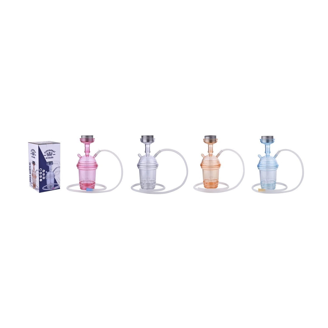 Shisha Akka Acryl 4 Colors - 230mm - 4er Set kaufen bei rauchwerk.ch