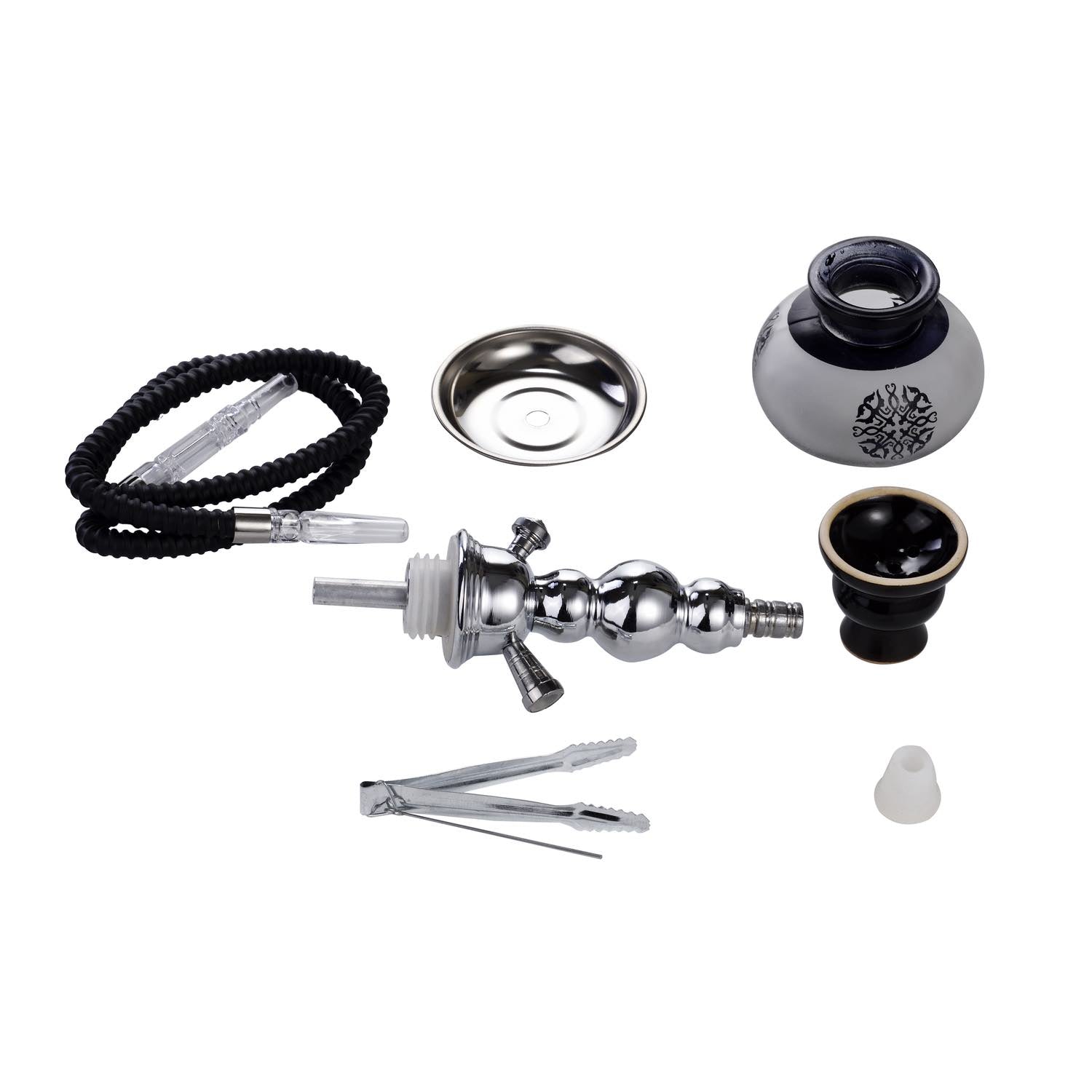 Shisha Beni Mellal Black - 250mm - Transportkoffer - Geschenkbox kaufen bei rauchwerk.ch