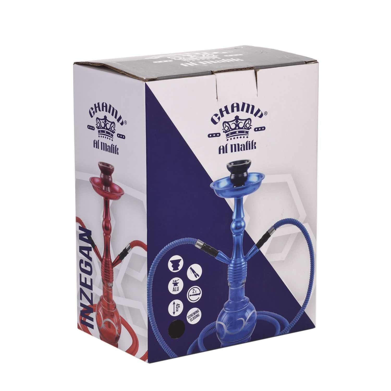 Shisha Inzegan Blue - 450mm - blau kaufen bei rauchwerk.ch