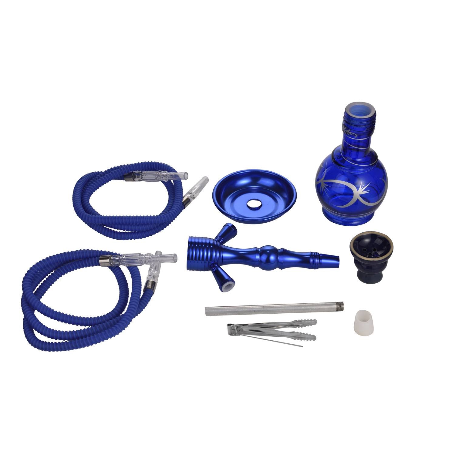 Shisha Inzegan Blue - 450mm - blau kaufen bei rauchwerk.ch