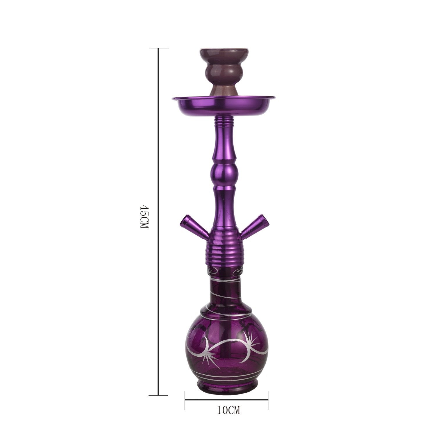 Shisha Inzegan Purple - 450mm - violett kaufen bei rauchwerk.ch