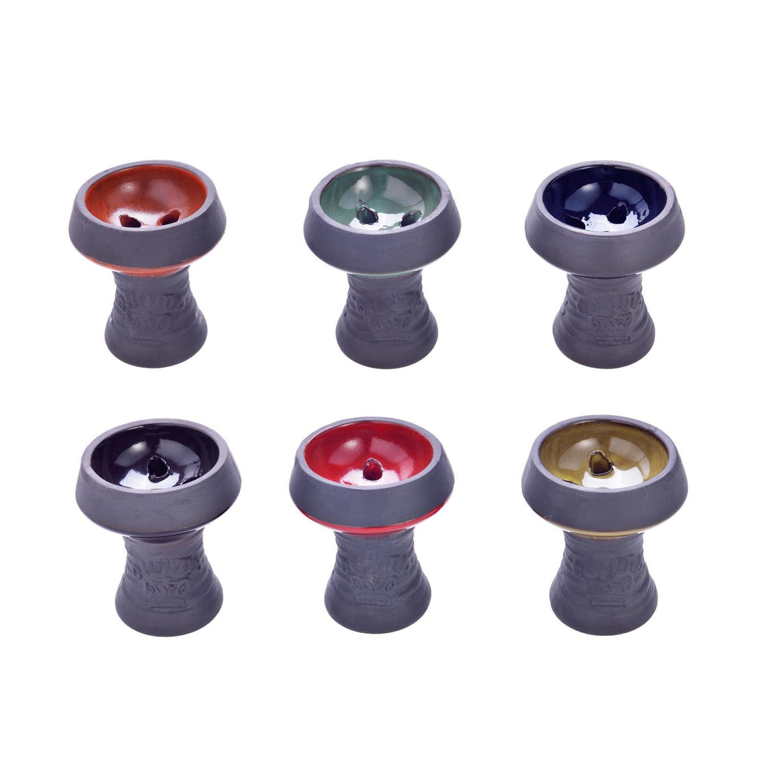 Shisha Kopf aus Keramik - 70mm - 8.5cm - Display - 6 Stück kaufen bei rauchwerk.ch
