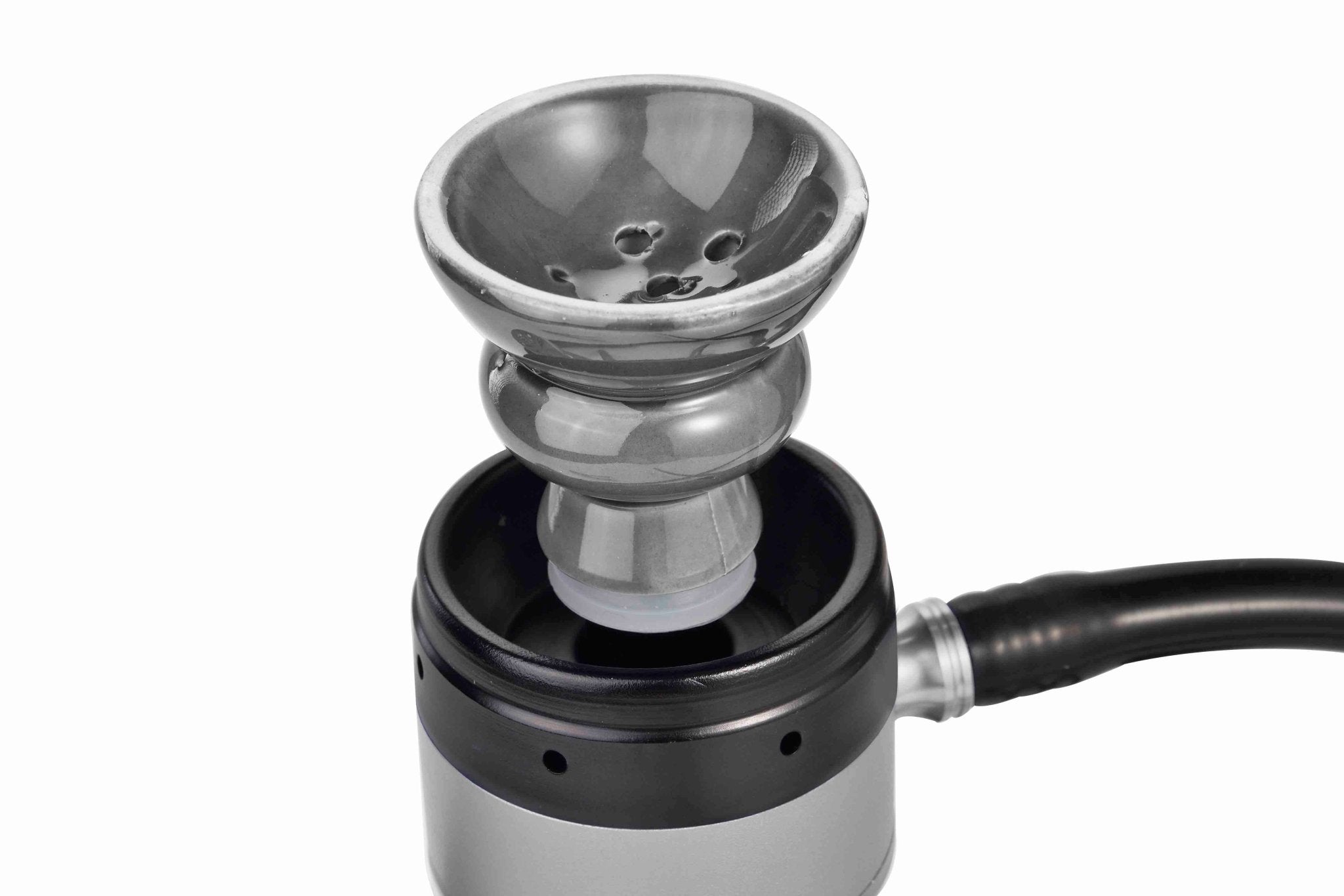 Shisha Sefrou Black / Silver - 280mm - schwarz / silber kaufen bei rauchwerk.ch