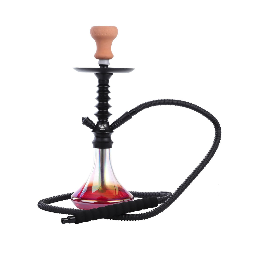 Shisha Tiznit - 450mm - Perlmutt / Rot kaufen bei rauchwerk.ch