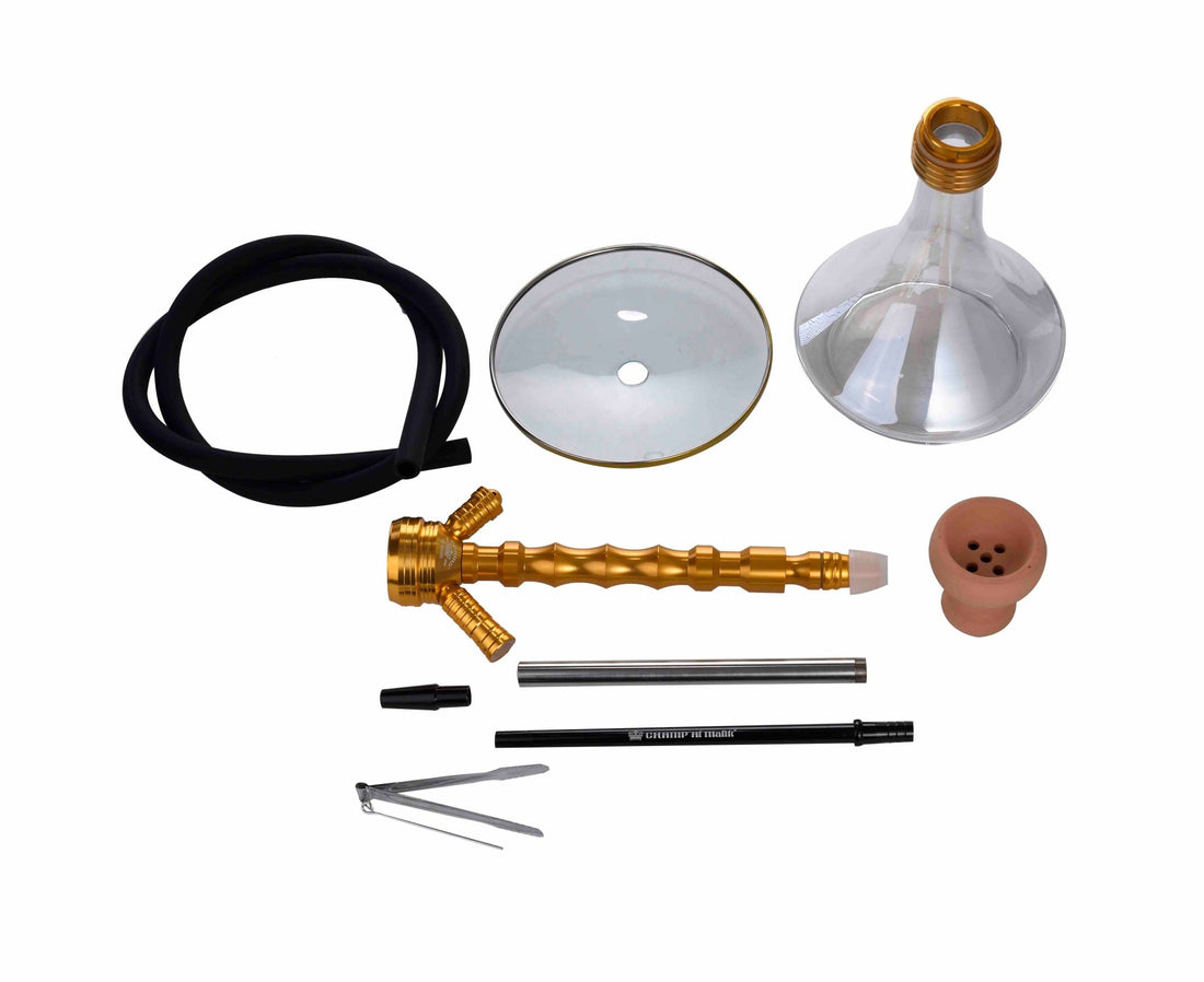 Shisha Zaida - 580mm - Perlmutt / Gold kaufen bei rauchwerk.ch