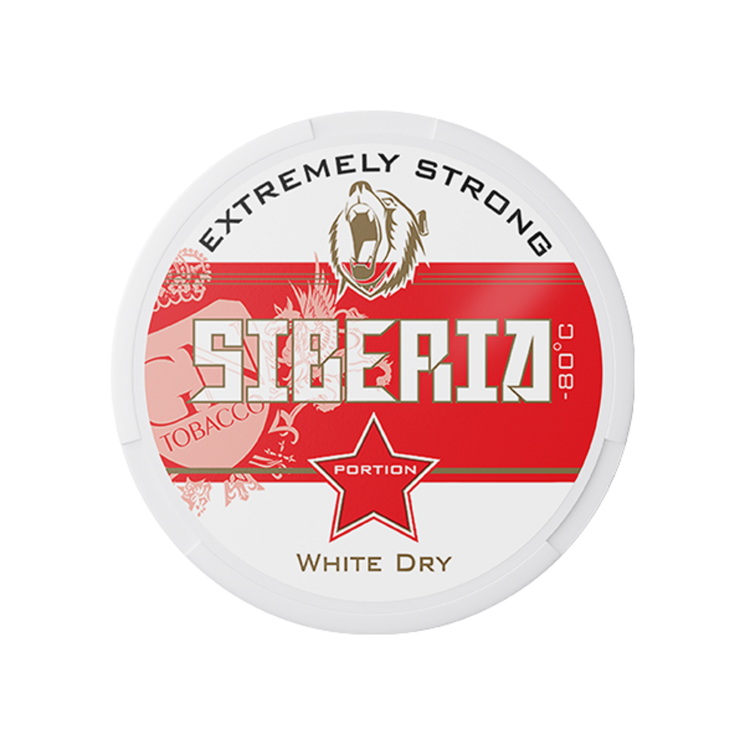 Siberia Rot White Dry Snus Dose 16 g