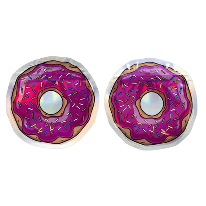 Smellproof Bags Donut 100×100 mm, 100 Stück Zip-Beutel