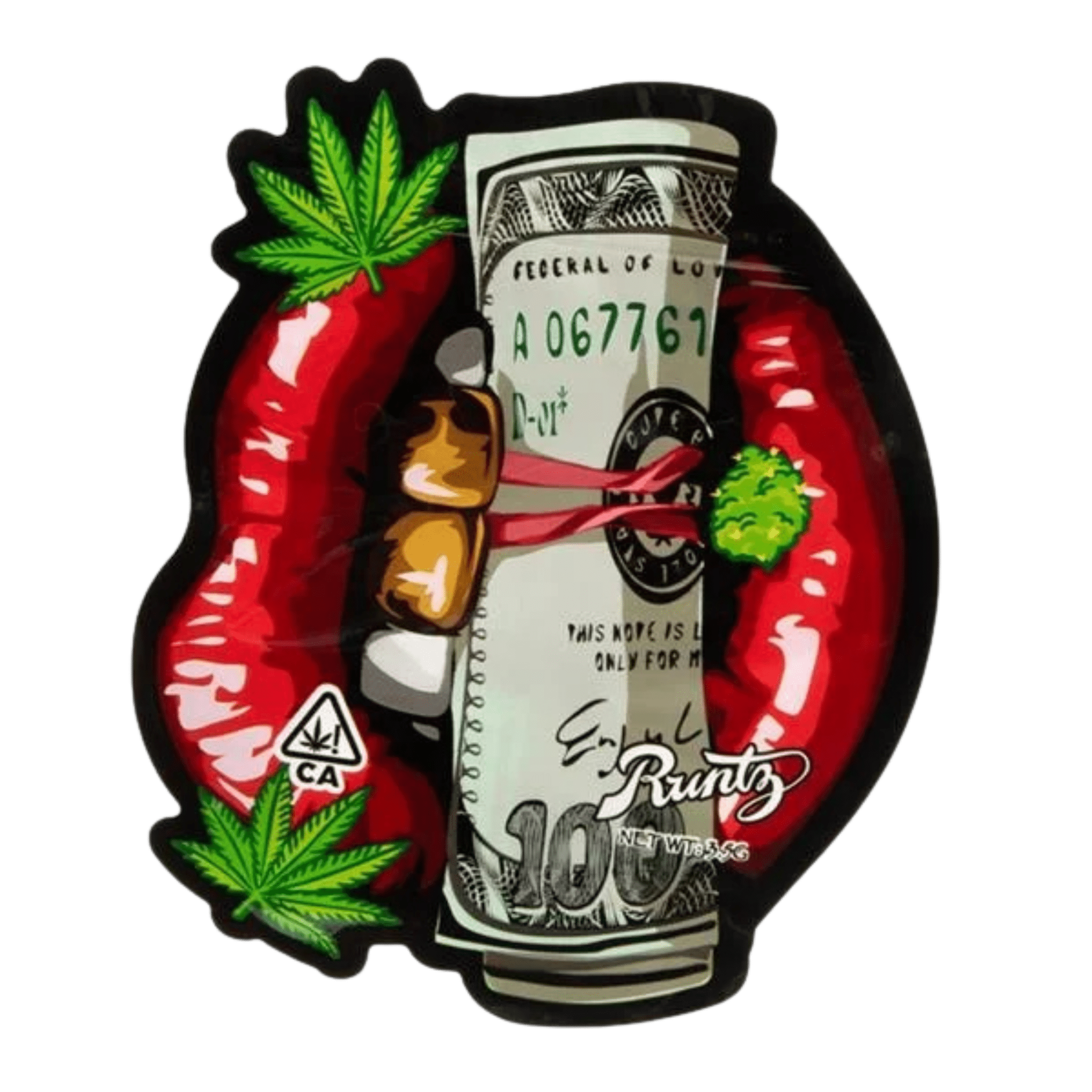 Smellproof Bags Runtz 155×120 mm, 100 Stück Zip-Beutel