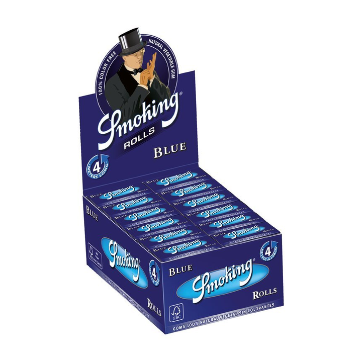 Smoking Rolls Blue Display mit 24 Rollen