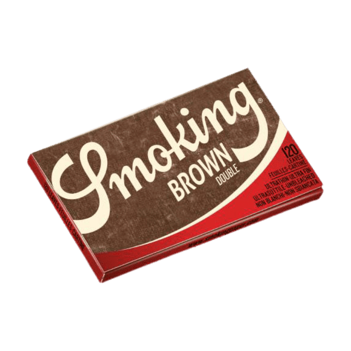 Smoking Brown Double Window Papers Heft mit 120 Blatt