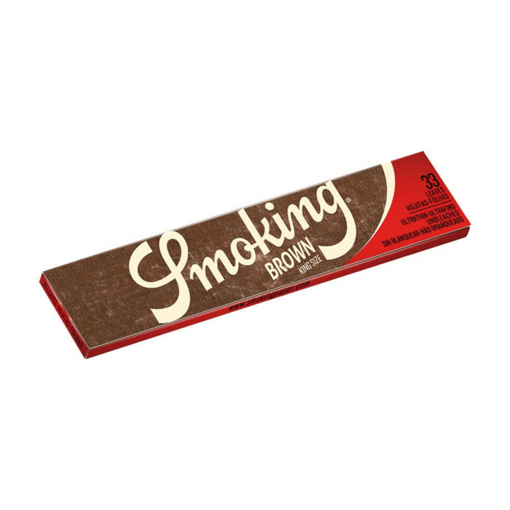 Smoking Brown King Size Papers Heft, 33 Blättchen ungebleicht
