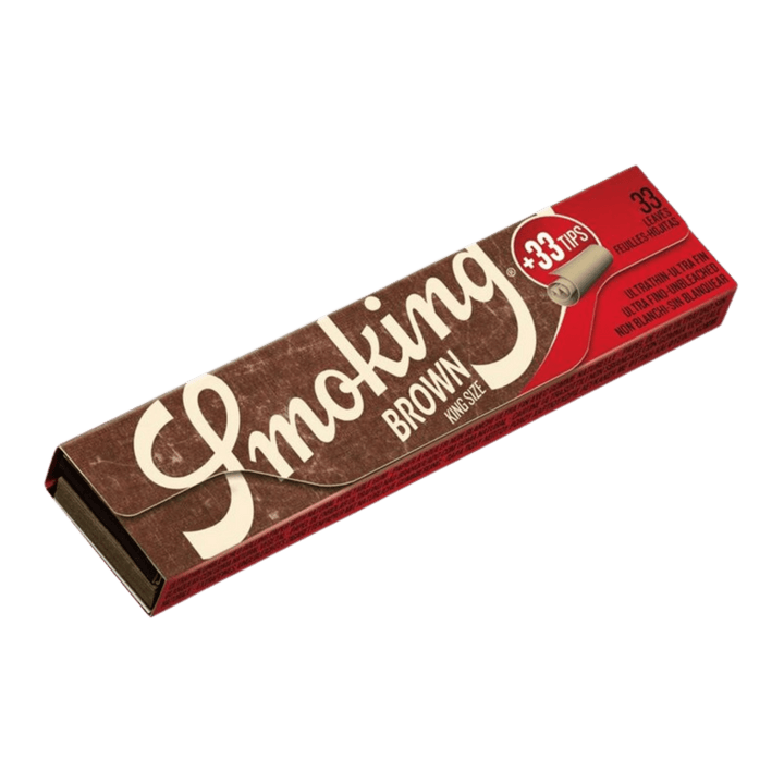 Smoking Brown King Size + Tips Heft mit 33+33