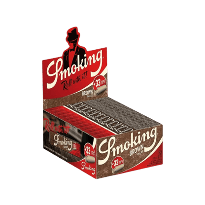 Smoking Brown King Size + Tips Display mit 24 Heftchen