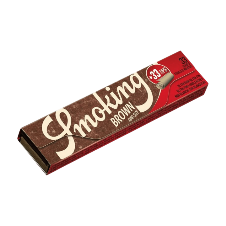 Smoking Brown King Size + Tips Heft mit 33+33