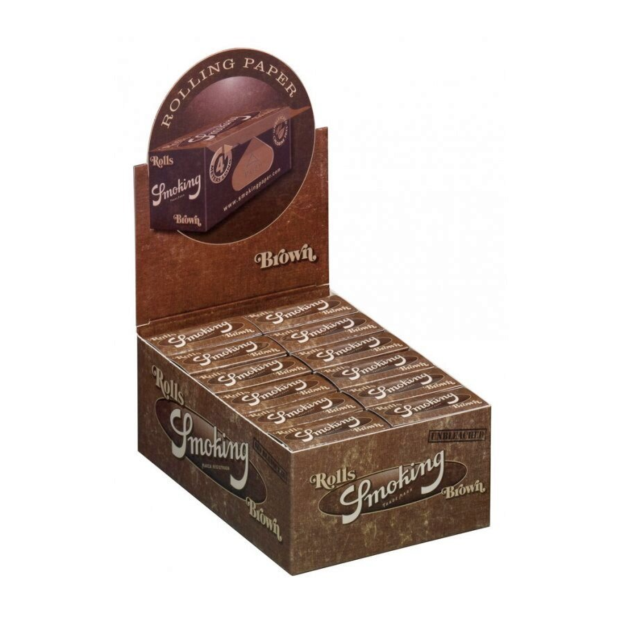 Smoking Rolls Brown Display mit 24 Rollen