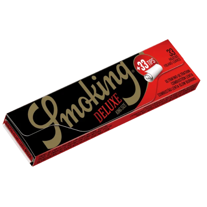 Smoking De Luxe King Size mit Tips 24 Stück