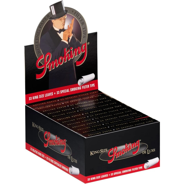 Smoking De Luxe King Size Display mit 24 Heftchen