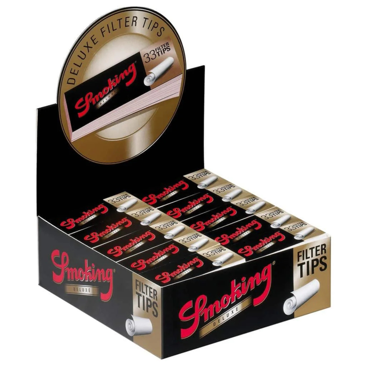 Smoking Deluxe Filtertips Display mit 50 Heftchen