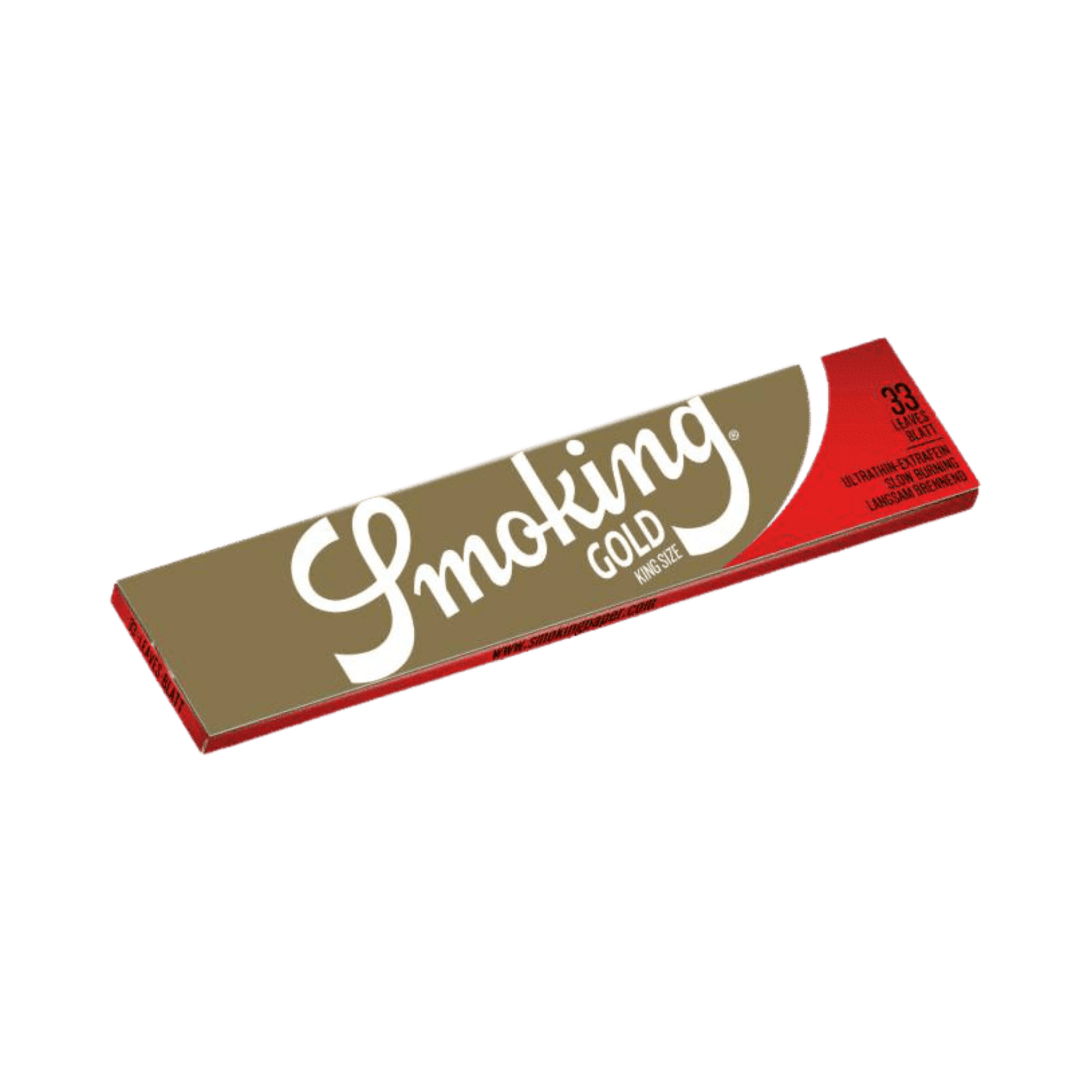 Smoking Gold King Size Papers Heft mit 33 Blatt
