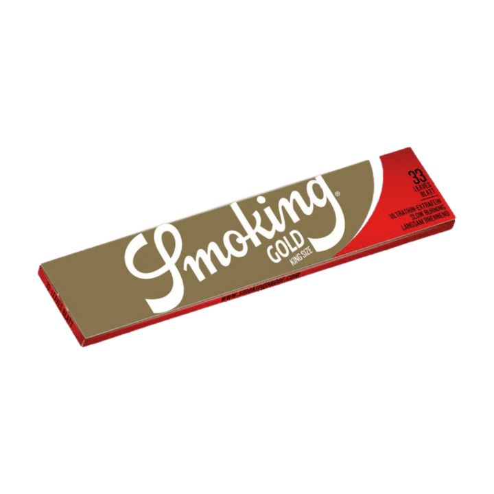 Smoking Gold King Size Papers Heft mit 33 Blatt