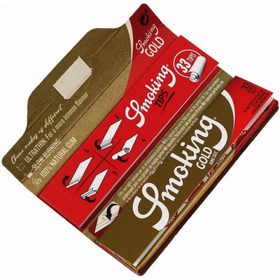 Smoking Gold King Size mit Tips 24 Stück