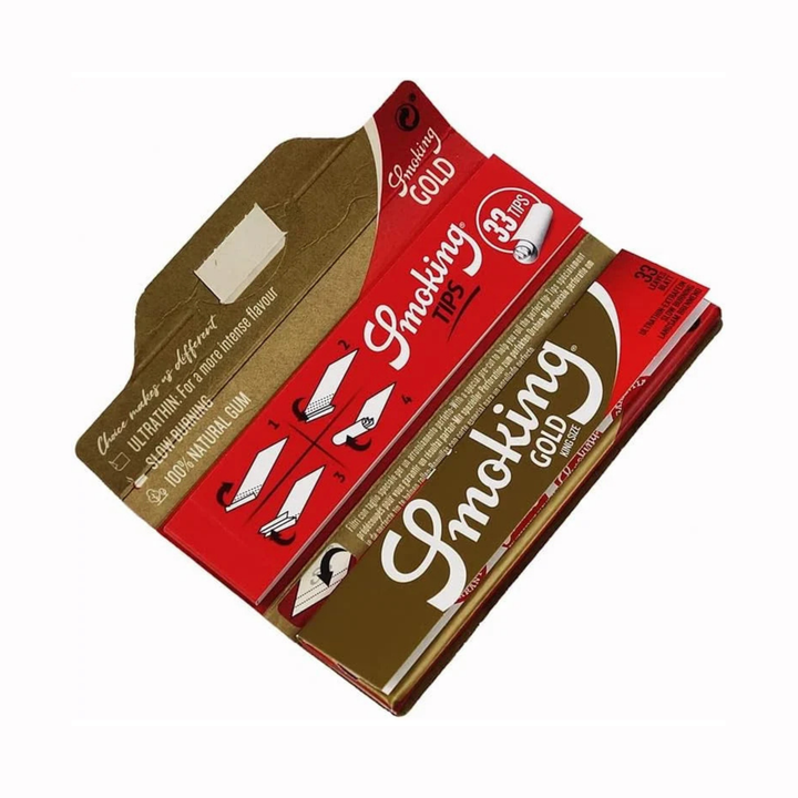 Smoking Gold King Size mit Tips 24 Stück