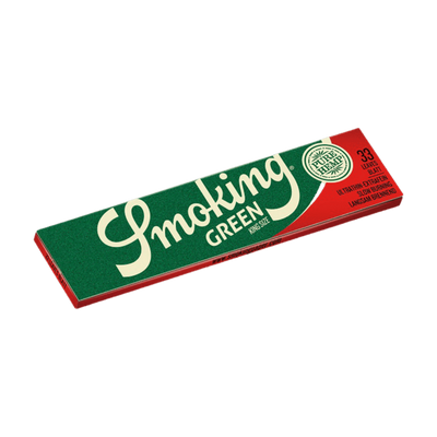 Smoking Green King Size Hanf Papers Heft mit 33 Blatt