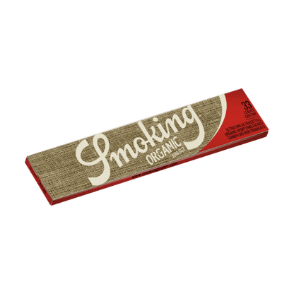 Smoking Organic King Size Papers Heft mit 33 Blatt