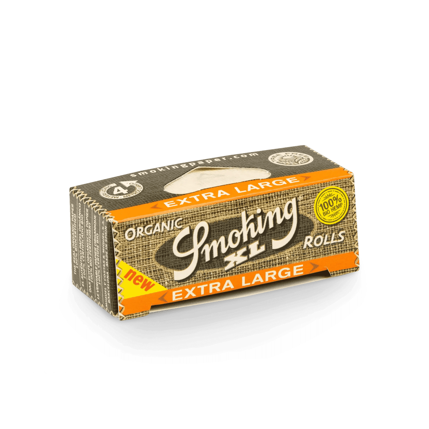 Smoking Organic Rolls XL 4 m x 52 mm Packung