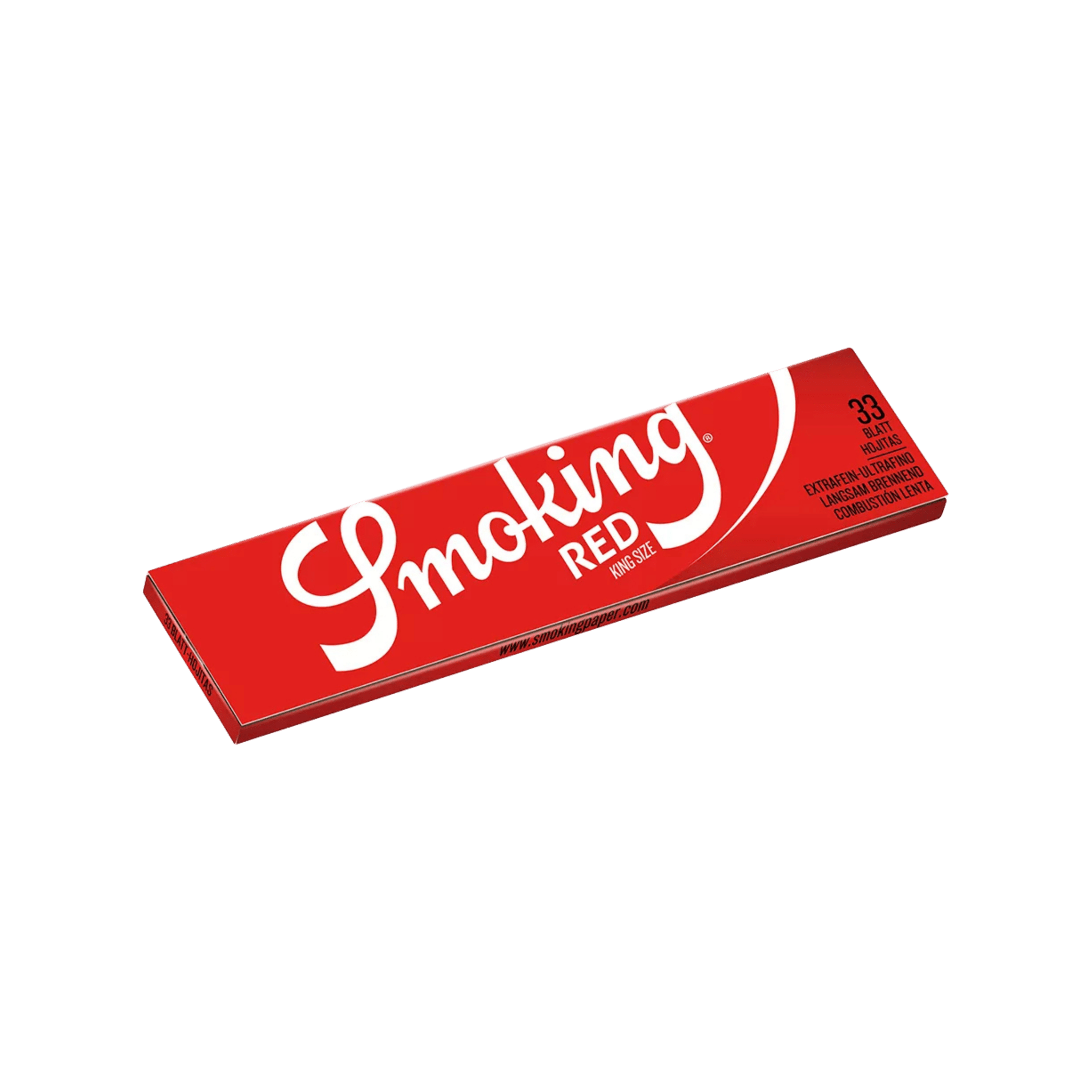 Smoking Red King Size Papers Heft mit 33 Blatt