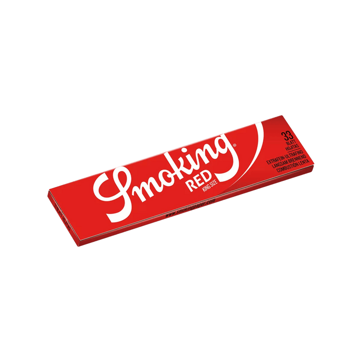 Smoking Red King Size Papers Heft mit 33 Blatt