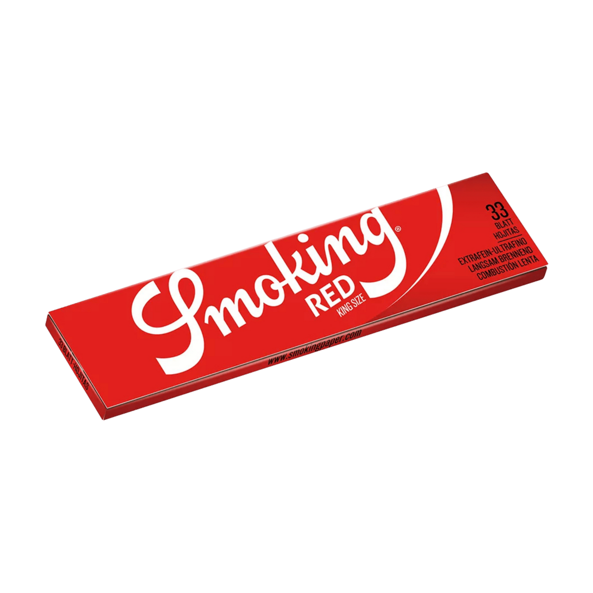 Smoking Red King Size Papers Heft mit 33 Blatt
