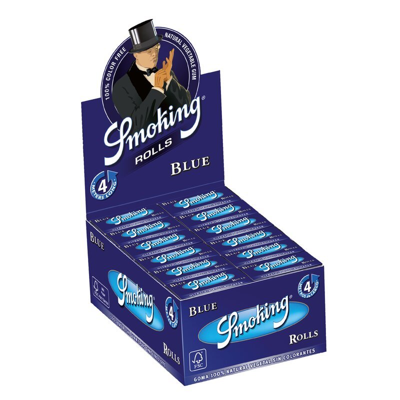 Smoking Rolls Blue Display mit 24 Rollen