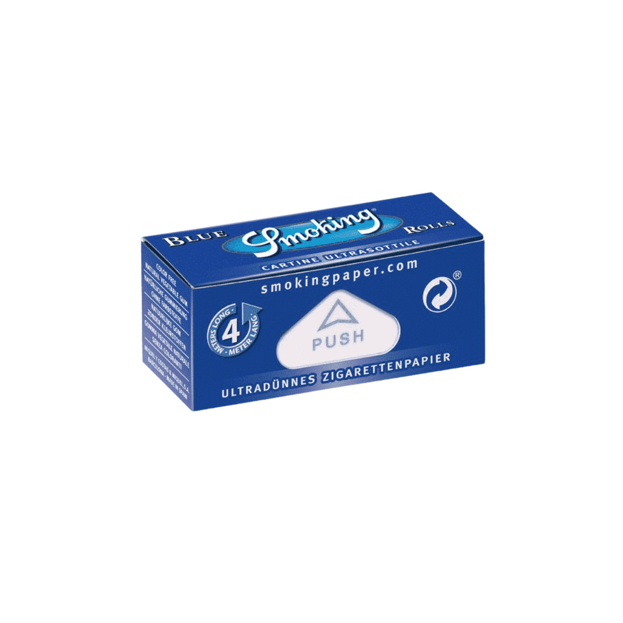 Smoking Rolls Blue King Size Roll 4 Meter Packung