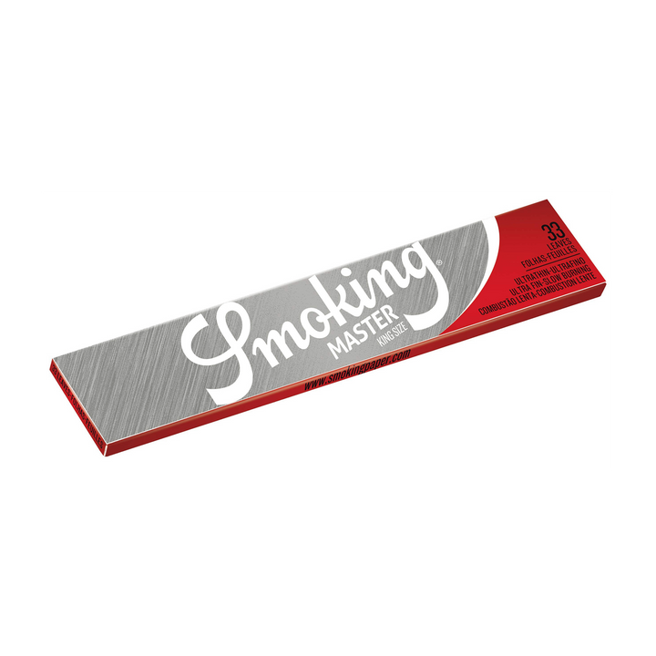 Smoking Silver Master King Size Slim Papers, 33 Blatt