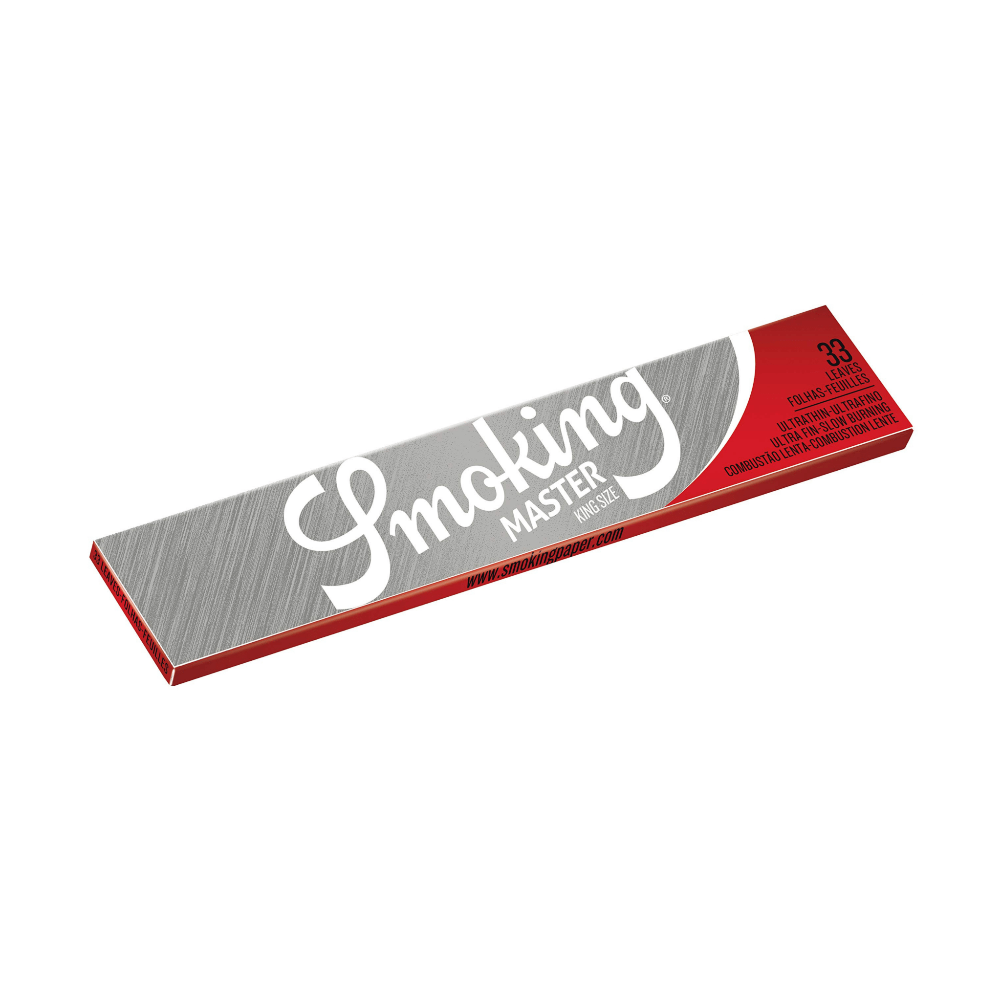 Smoking Silver Master King Size Slim Papers, 33 Blatt