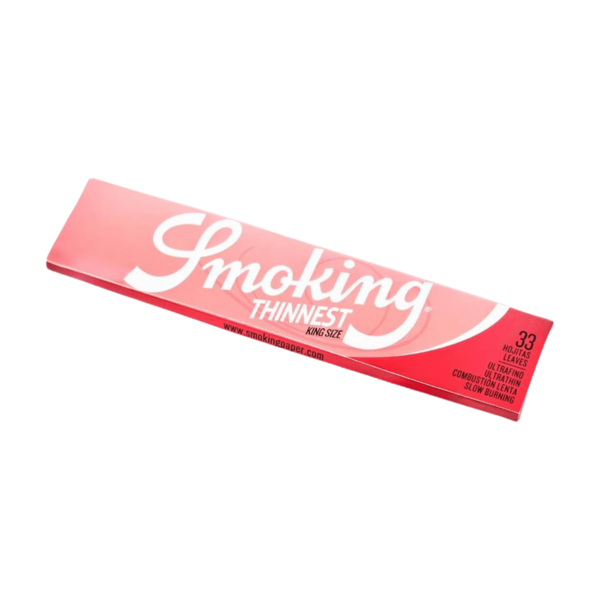 Smoking Thinnest King Size Papers Packung mit 33 Blatt