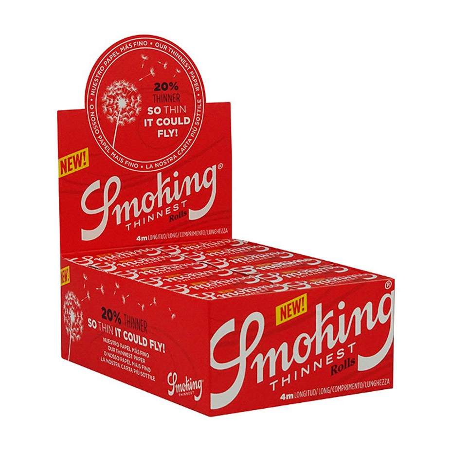 Smoking Thinnest Rolls Display mit 24 Rollen