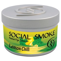 Social Smoke Lemon Chill Shisha-Tabak, 100 g