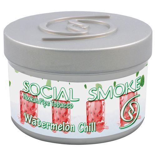 Social Smoke Watermelon Chill Shisha-Tabak, 250 g