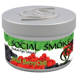 Social Smoke Wild Berry Chill Shisha-Tabak, 100 g