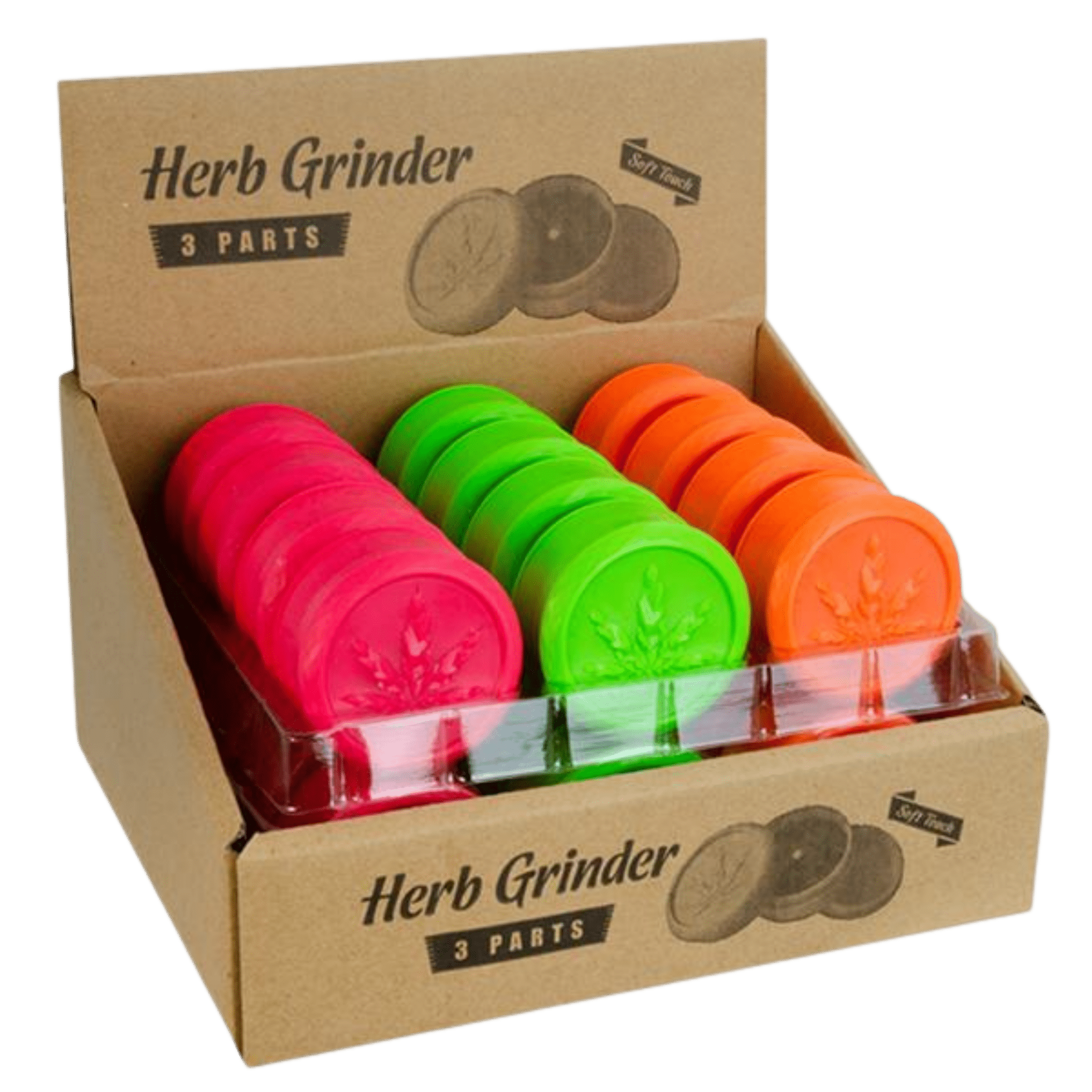 Display Soft Touch Neon Grinder 50mm, 24 Stück