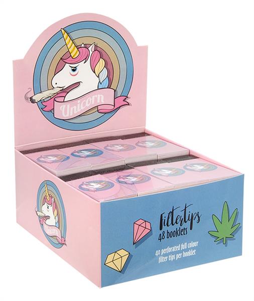 Stoner Unicorn Filter Tips Display mit 48 Booklets