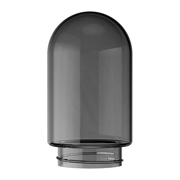 Stündenglass Gravity Infuser Ersatzglaskugel Grey large aus Borosilikatglas