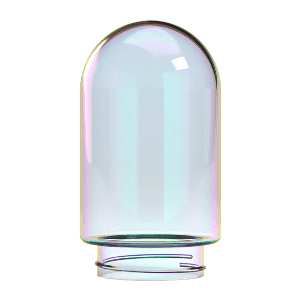 Stündenglass Gravity Infuser Ersatzglaskugel Rainbow Bubble large mit Regenbogen Effekt