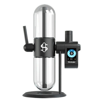 Stündenglass Set Black mit Gravity Infuser und Modül Heizeinheit als komplettes Bundle